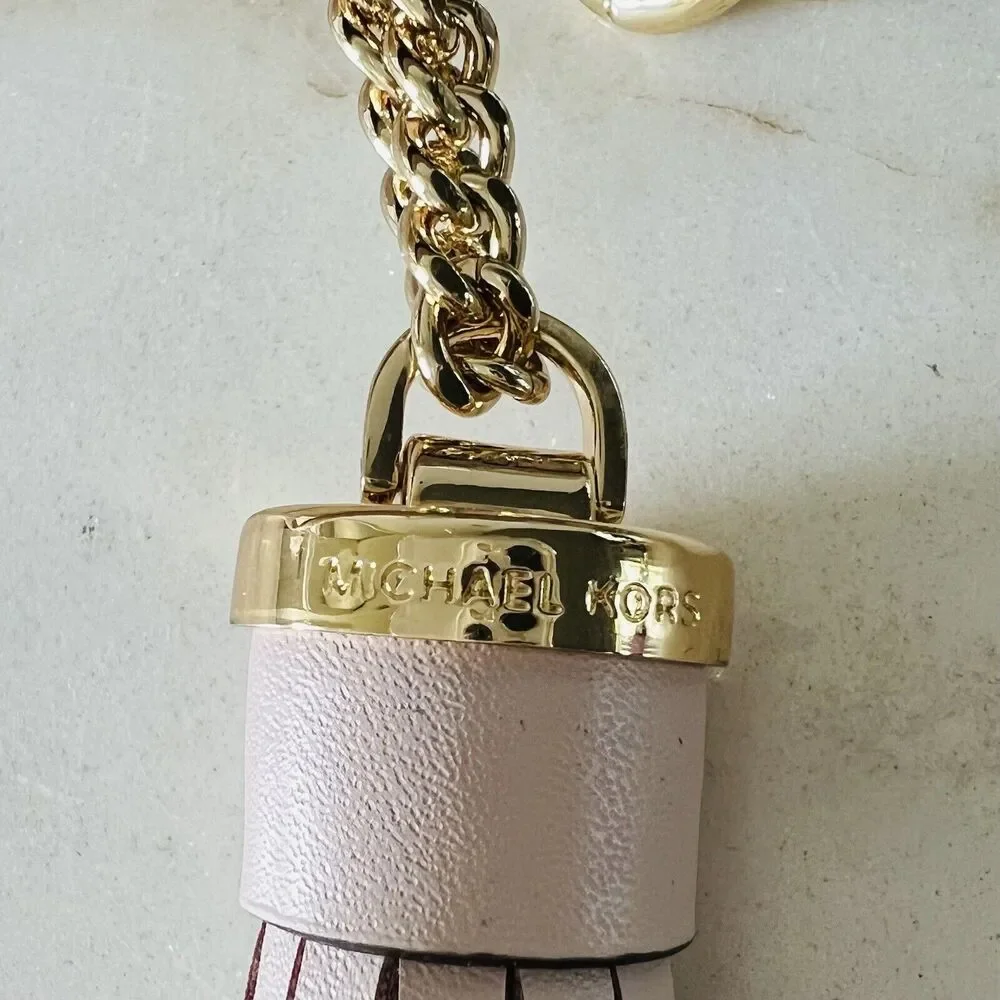 MICHAEL KORS Ginny Soft Pink Leather 